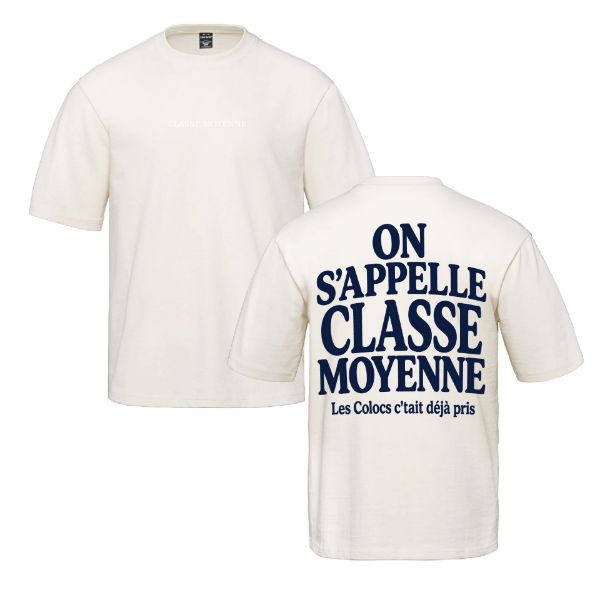 Image de T-SHIRT OVERSIZE - ON S'APPELLE CLASSE MOYENNE